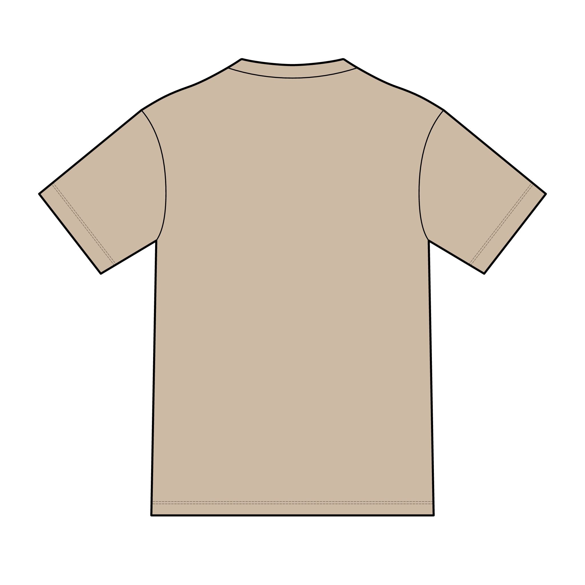 CityBilly Logo T-Shirt - Tan / OD Green