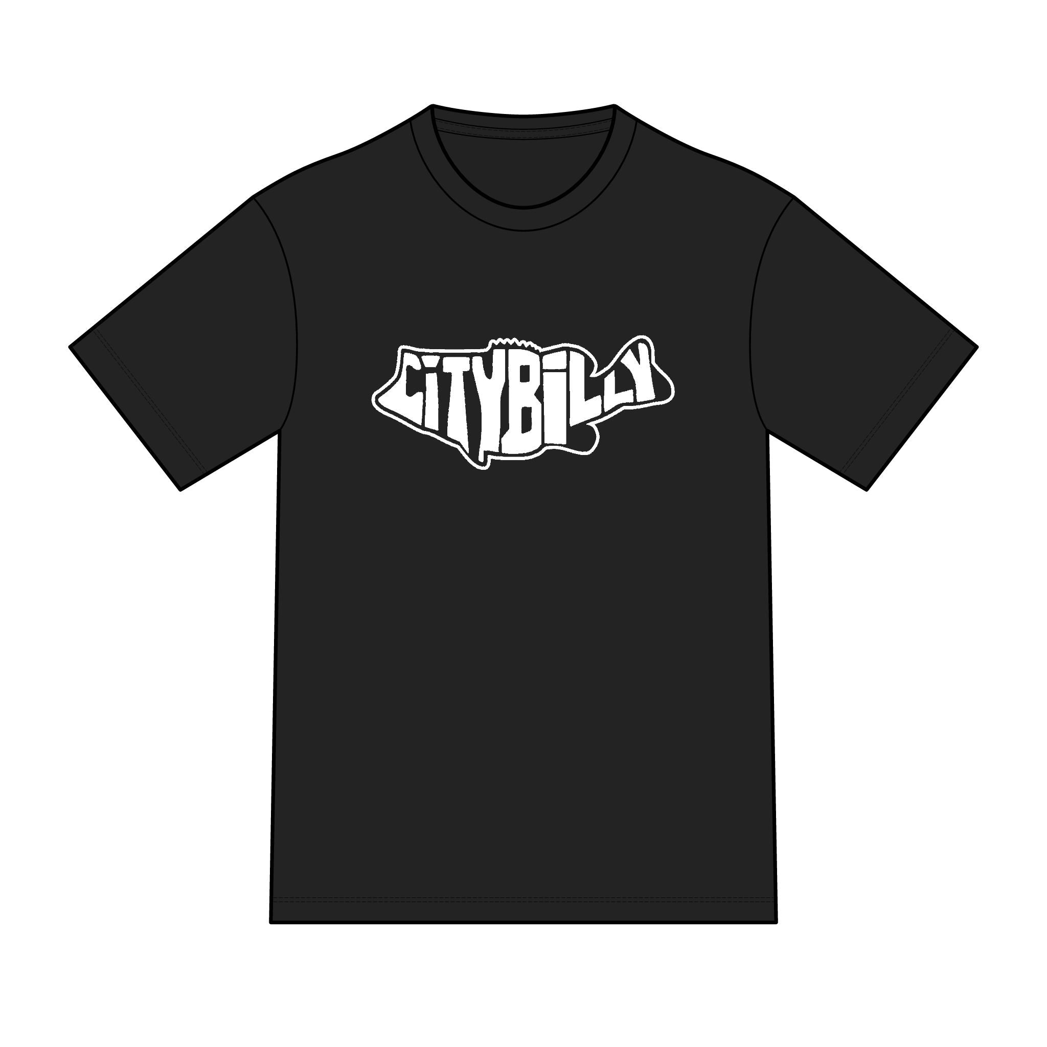 CityBilly Logo T-Shirt - Black / White