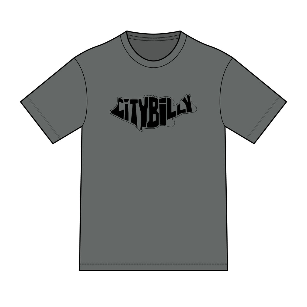 CityBilly Logo T-Shirt - Gray / Black