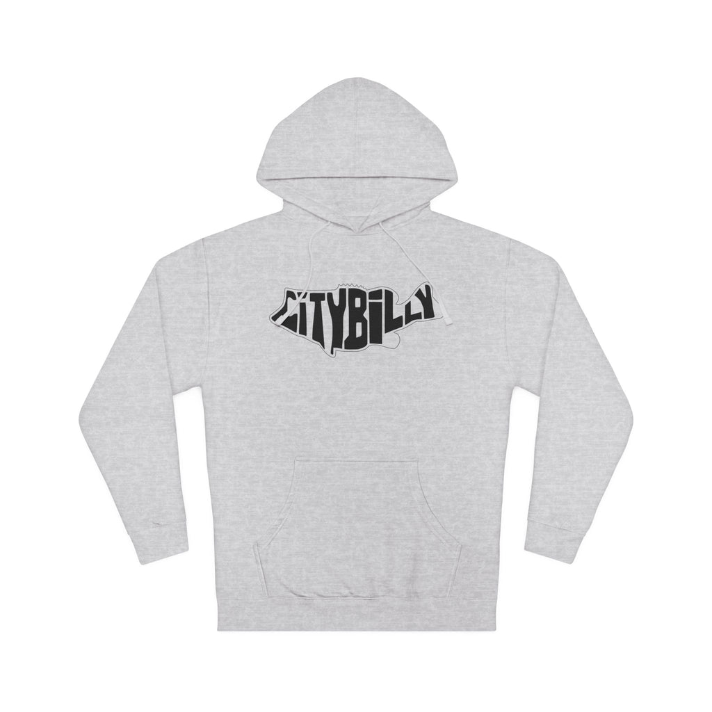 CityBilly Logo Hoodie - Gray/ Black