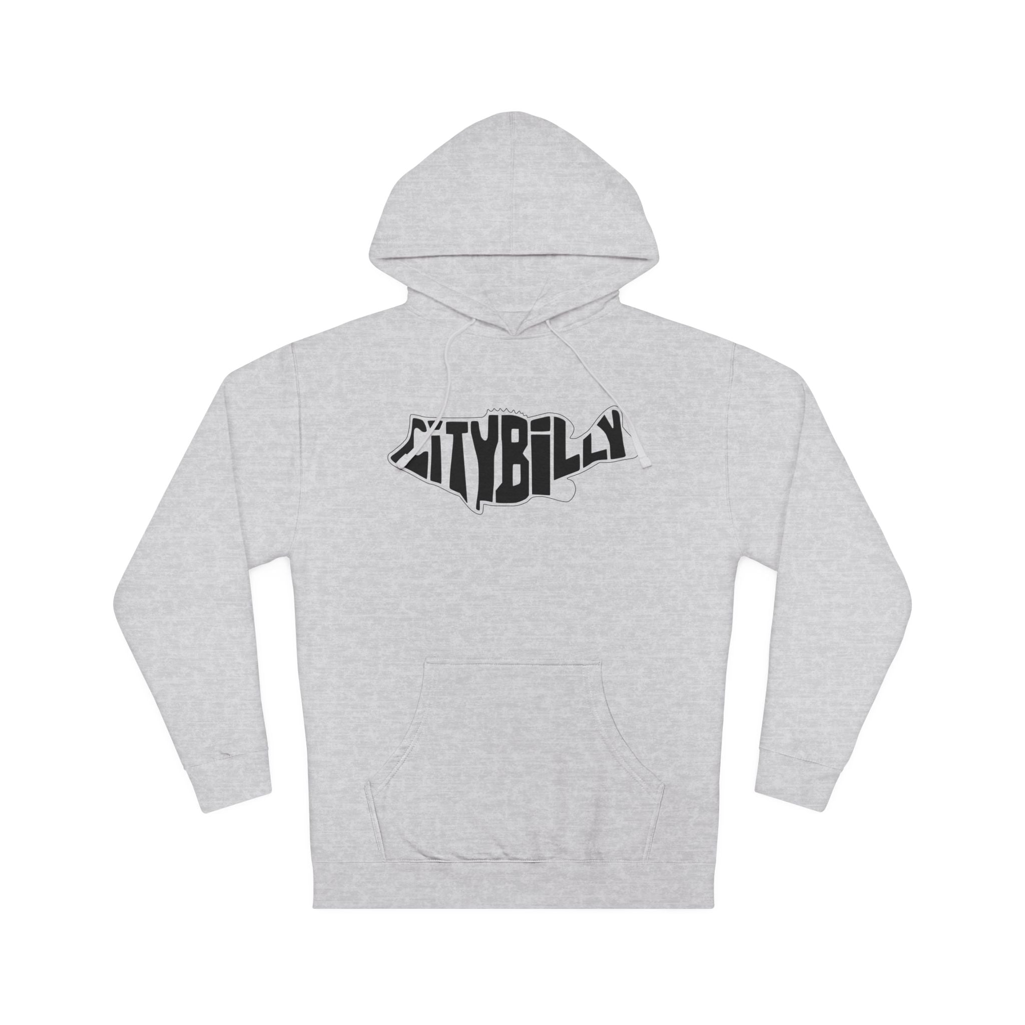 CityBilly Logo Hoodie - Gray/ Black